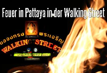Brand in der Walking Street Pattaya fhrt zu Panik - Reisenews Thailand - Bild 1