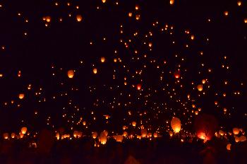 Bild Flugausflle wegen Lichterfest in Chiang Mai