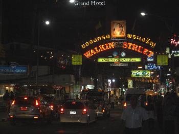 Zoom Die berhmt berchtigte Walking-Street in Pattaya