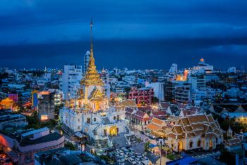 Zoom Tempel und Palste in Bangkok - Wat Traimit