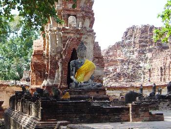 Zoom Wat Mahathat Sehenswertes Ayutthaya - 5