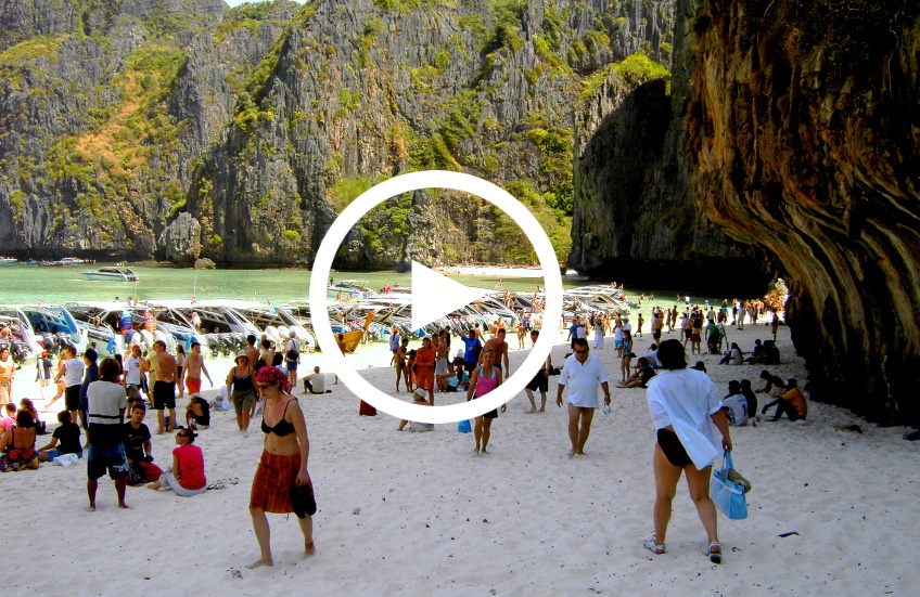 Video Zuviele Touristen in Thailand