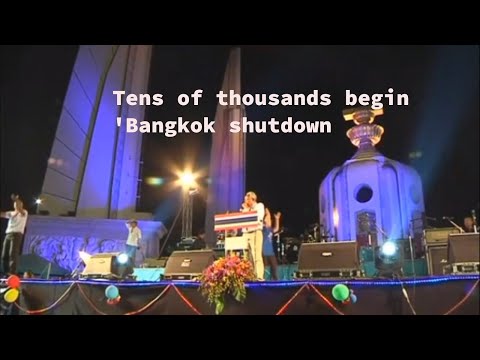 Start Video Friedliche Proteste in Bangkok 