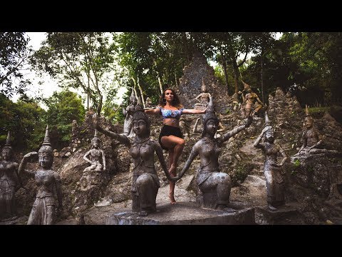 Secret Buddha Garden und Wasserflle - Koh Samui Video