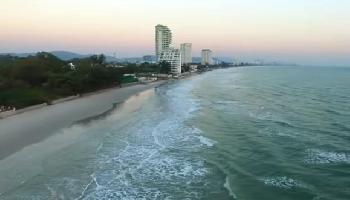Takiab Beach am frhen Morgen - Hua Hin / Cha Am Video
