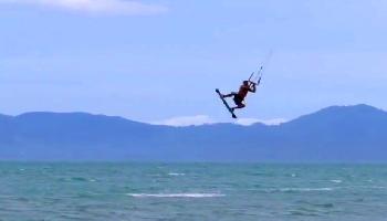 Kiteboarding am Maenam Beach - Koh Samui Video