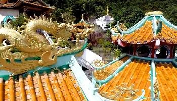 Der chinesische Tempel Goddes of Mercy - Koh Samui Video