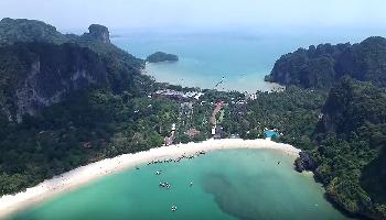 Ein Flug ber Railay Beach - Krabi Video
