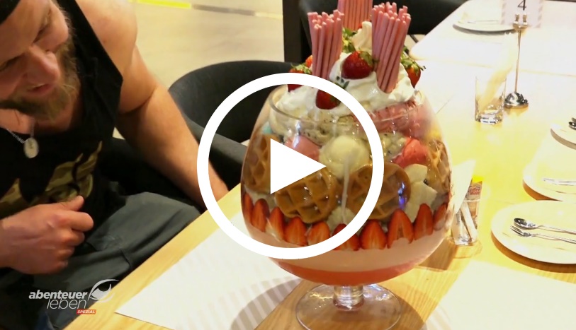 Verrücktes Monster-Eis im Siam Center in Bangkok