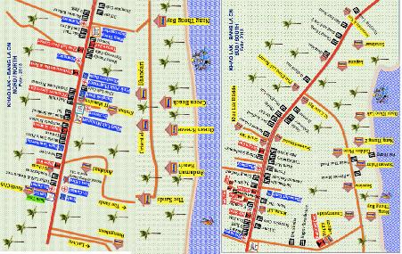 KARTEN / MAPS RUND UM KHAO LAK Bild 1