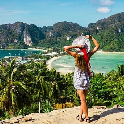 PhiPhi Islands, weisser Sand, trkises Wasser