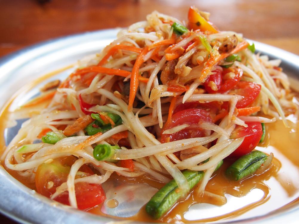 Zoom Thailändischer Papaya Salat - Som Tam