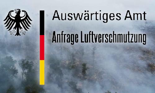 Bild Anfrage beim Auswrtigen Amt wegen der Luftverschmutzung