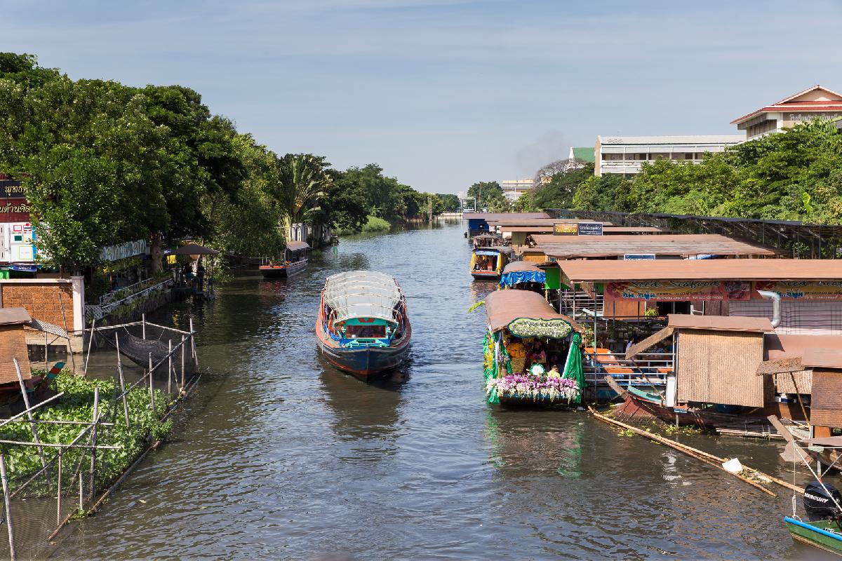 Bangkok - Wasserwege als Lösung für Verkehrsprobleme - 65 Kilometer neue Wasserstrassen zur Bewältigung der Verkehrsstaus Bild 1