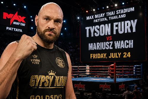 Bild Box-Superstar Tyson Fury kämpft in Pattaya Thailand