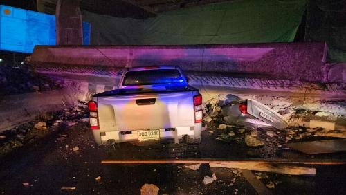 Brcke strzt in Bangkok auf fliessenden Verkehr - Reisenews Thailand - Bild 1