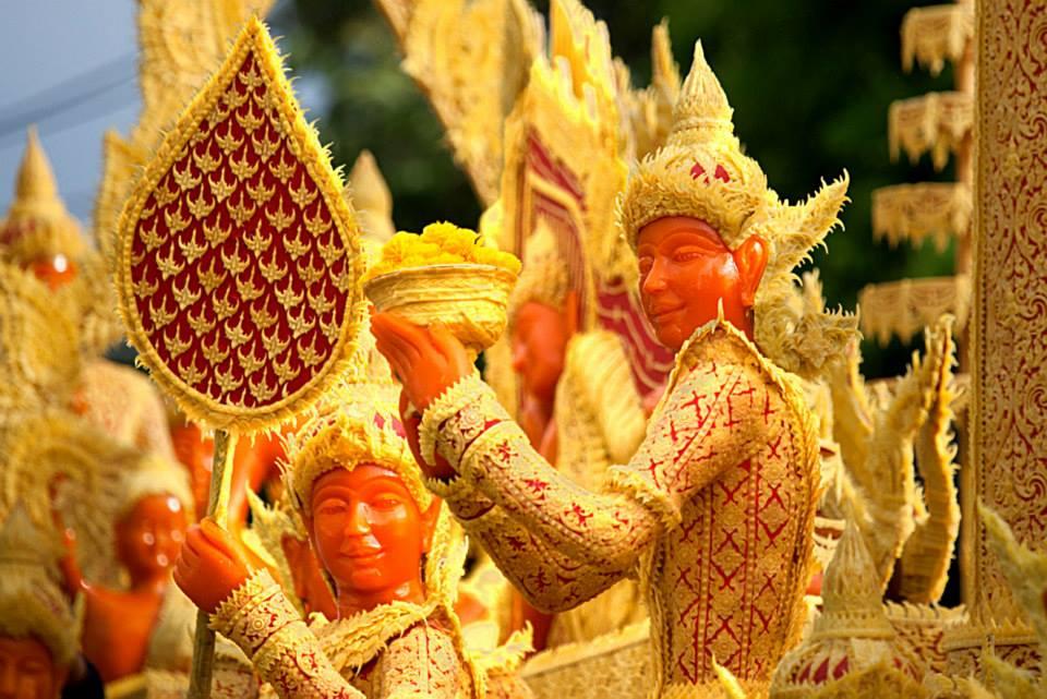 Candle Festival Ubon Ratchathani 2026 - Gigantische Wachsskulpturen und spektakuläre Paraden Symbolfoto 3 © Gerhard Veer