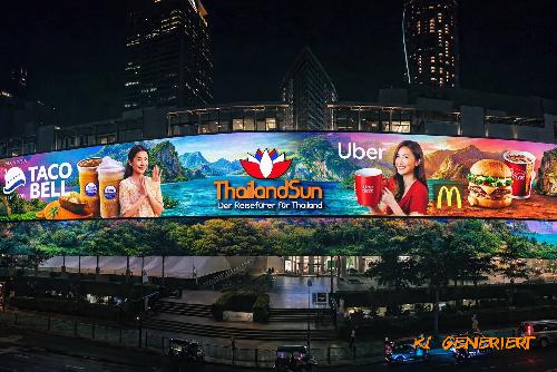 Bild CentralWorld Bangkok zeigt Asiens gr��ten Led-Screen