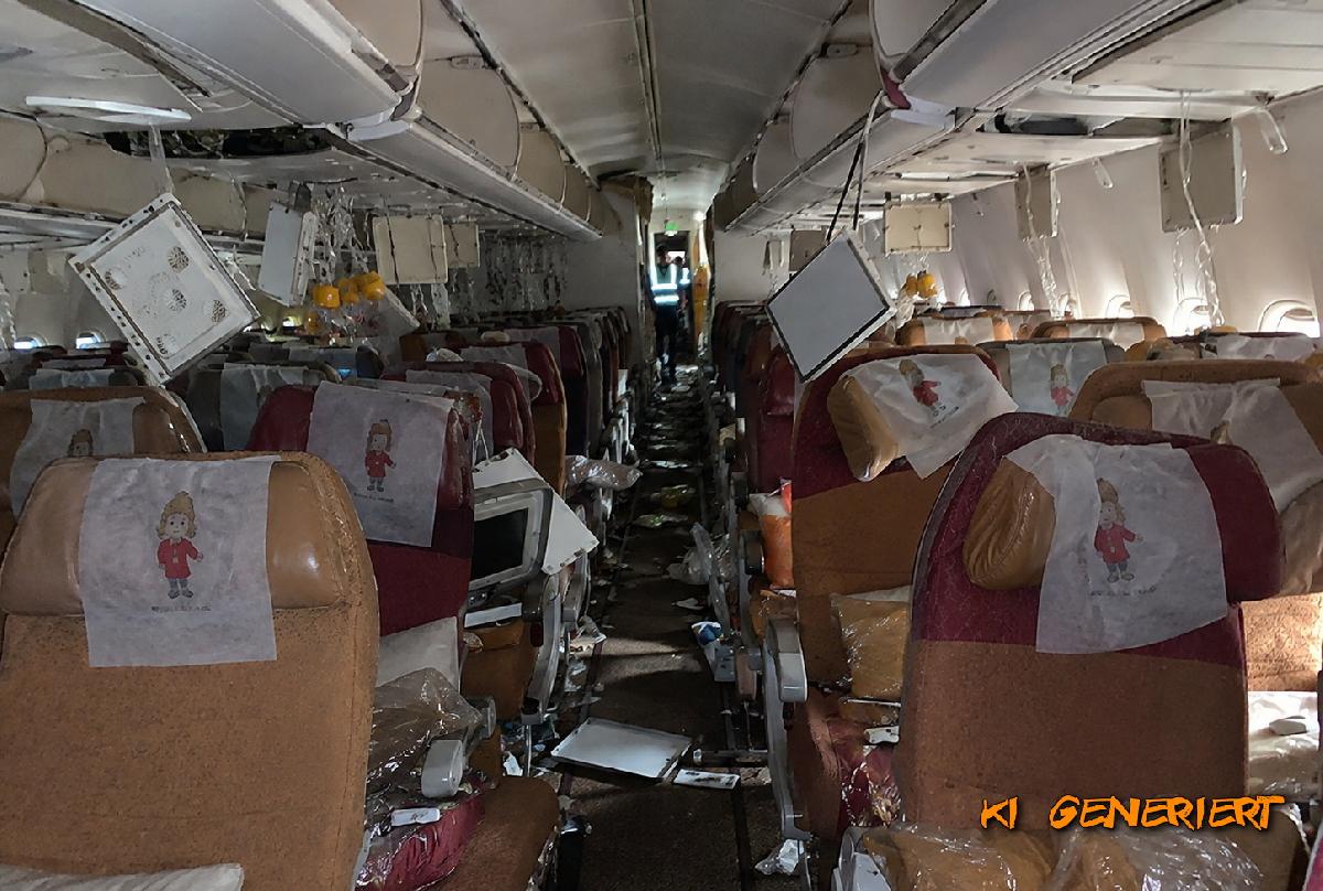 Erneut Zwischenfall auf Phuket-Indien-Flug - 17 Verletzte nach schweren Turbulenzen bei Air India Symbolfoto 2