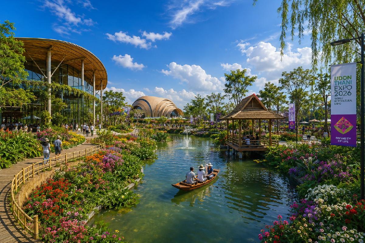Expo 2026 - Die grüne Weltausstellung kommt nach Thailand - Udon Thani: Bühne der Welt. Thailand richtet Expo 2026 aus Symbolfoto 2