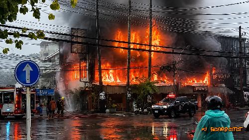 Bild Feuer zerst�rt Restaurant und Spa auf Phuket - Ursache noch unklar