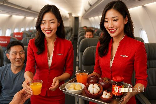 Bild Fliegen mit Air Asia wird fruchtig: Fruit On Board Kampagne