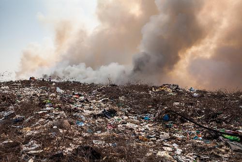 Beispielbild Deponiebrand