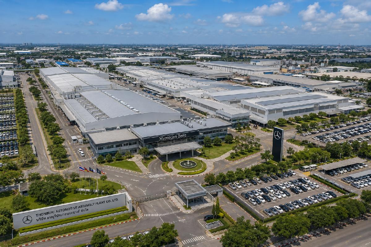 GLC EV aus Thailand - Hinter den Kulissen der Mercedes-Produktion - Hightech aus Samut Prakan: Wie Mercedes seit Jahrzehnten Autos in Thailand baut Symbolfoto 1