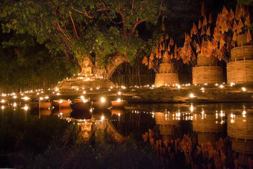 Bild Hchster buddhistischer Feiertag Visakha Bucha Day