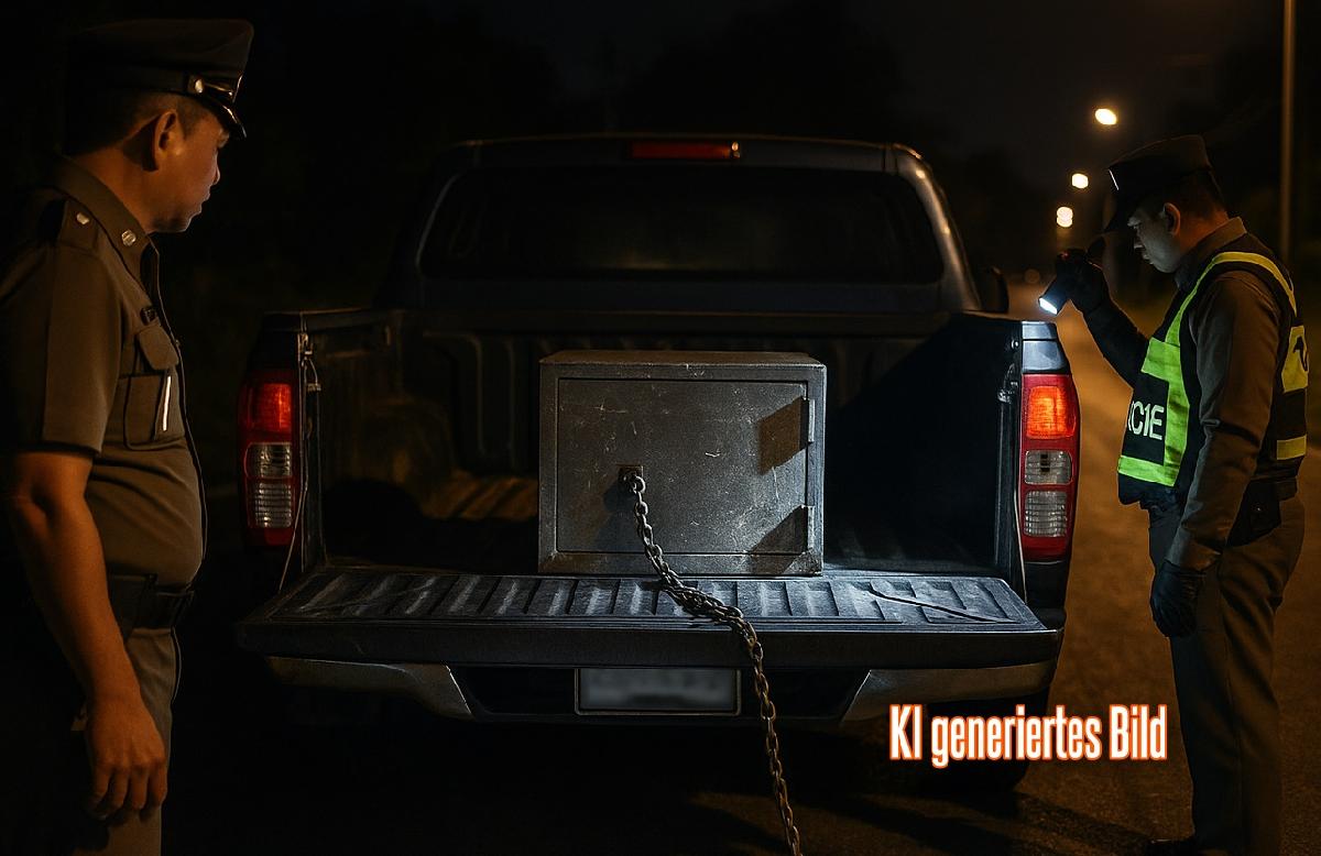 Holländer in Thailand klaut wegen knapper Kasse Geldautomat - Nach Ehestreit wegen Geldnöten zeigt der Expat vollen Einsatz 😏 Symbolfoto 1