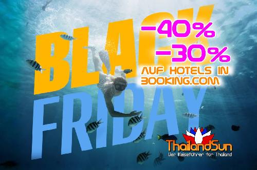 Thailand Hotels 40 % günstiger - Black Friday Deal  - Reisenews Thailand - Bild 1