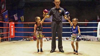 Bild Kita-Kids im Boxring