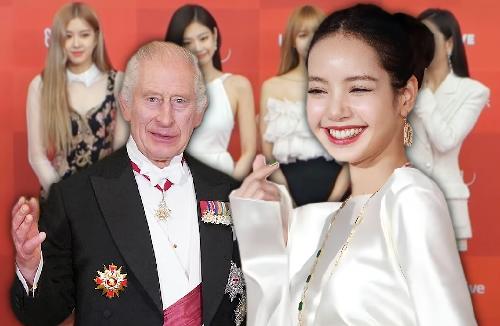 Bild König Charles ehrt thailändische Sängerin LaLisa