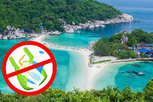 Koh Nang Yuan - Inselparadies setzt auf strenges Plastikverbot - Reisenews Thailand - Bild 1