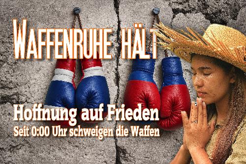 Bild Nach Feuerhagel die Stille: Waffenstillstand wird eingehalten