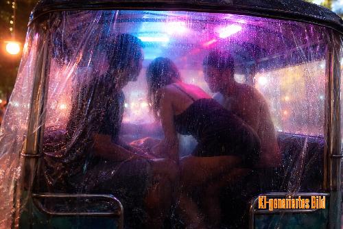 Bild �ffentlicher Nahverkehr durch Menage � trois neu interpretiert