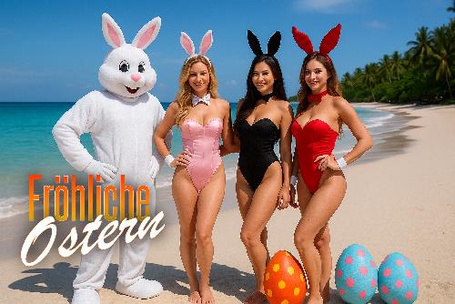 Ostern in Thailand - eierlegende Hasen machen Urlaub - Aber alles was bunt und niedlich ist, findet schon seinen Platz Bild Ostern in Thailand - eierlegende Hasen machen Urlaub