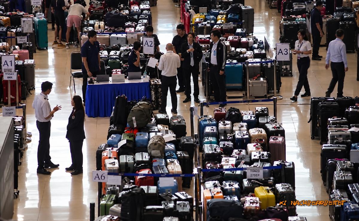 Passagiere weg, Koffer noch da - THAI Air-Chef muss gehen - Großreinemachen in Bangkok: Koffer verteilen, Fracht räumen, Chef austauschen Symbolfoto 3