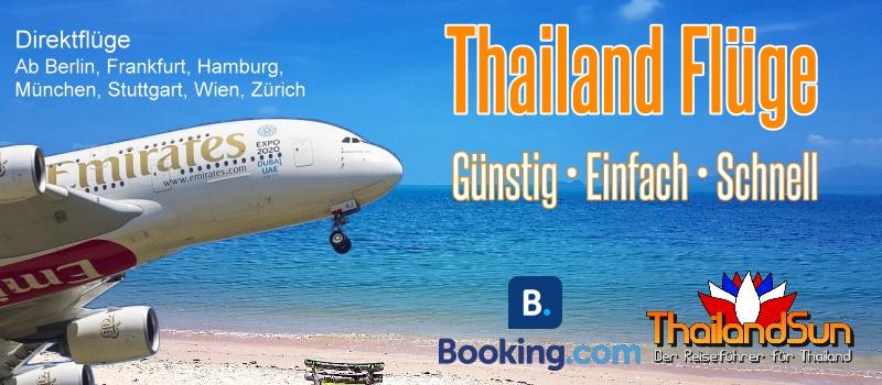 Thailand-Flge gnstig ab Berlin, Hamburg, Frankfurt, Mnchen, Stuttgart, Zrich und Wien nach Pattaya