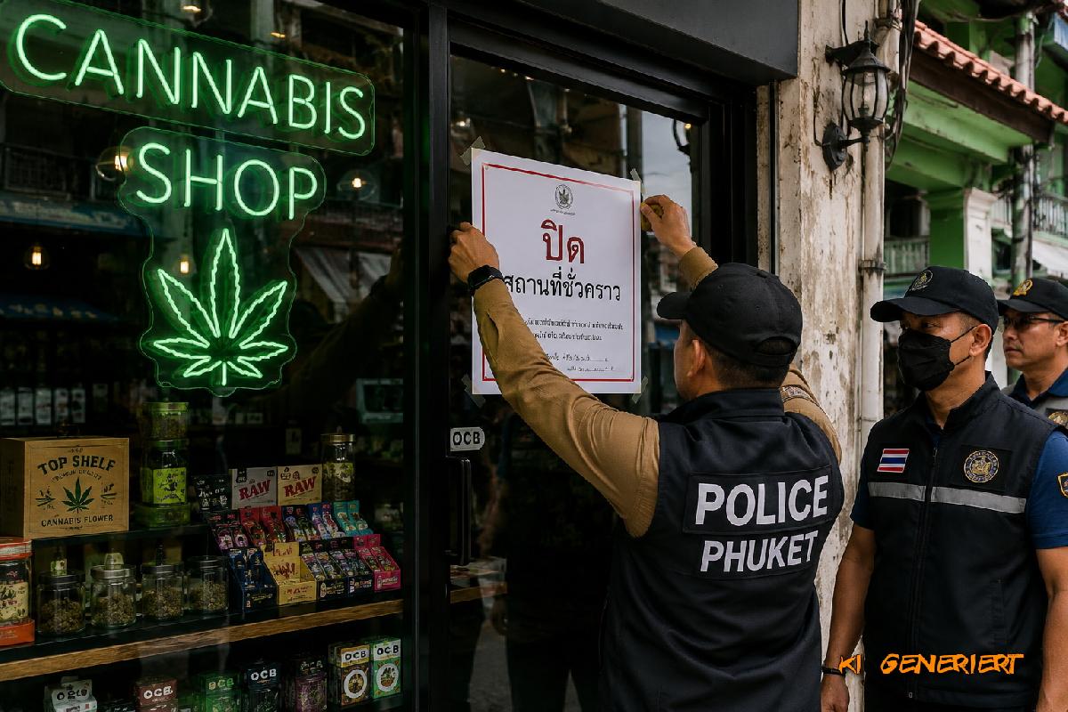 Phuket geht gegen Cannabis-Shops vor: 35 weitere zu, 112 auf Pause - Immer mehr Cannabis-Shops werden geschlossen- droht jetzt eine Versorgungskrise? Symbolfoto 2