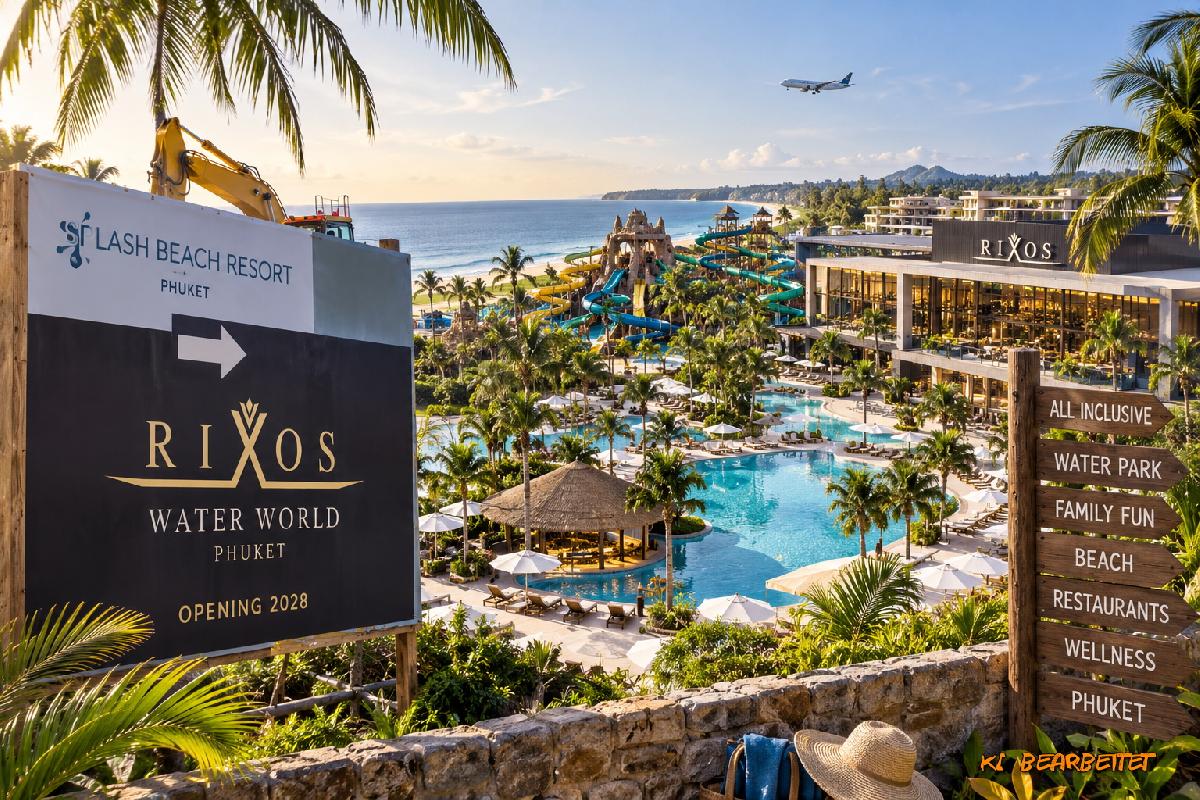 Phuket Hotels: Aus Splash Beach wird Rixos Water World - Die Ferieninsel bekommt ein gigantisches Luxus-All-inclusive-Resort Symbolfoto 1