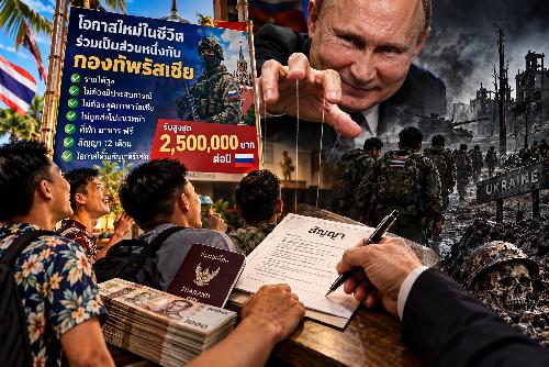 Bild Putin braucht Kanonenfutter - und sucht jetzt in Thailand