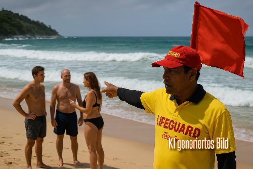 Bild Rote Flaggen ignoriert: Urlauber attackieren Rettungsschwimmer