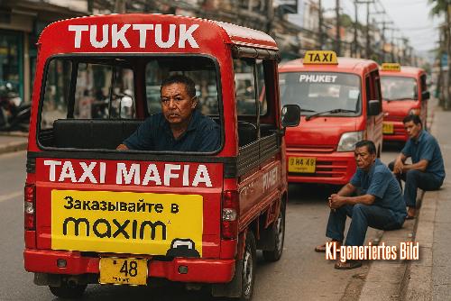 Bild Russische App trifft Thai-Taxi-Mafia - Phuket nennt es Fortschritt