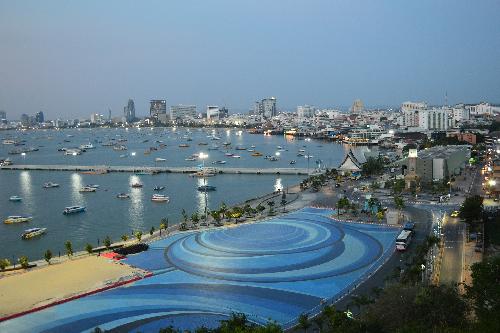 Bild Schlgerei unter Speedboot-Betreibern am Pier in Pattaya