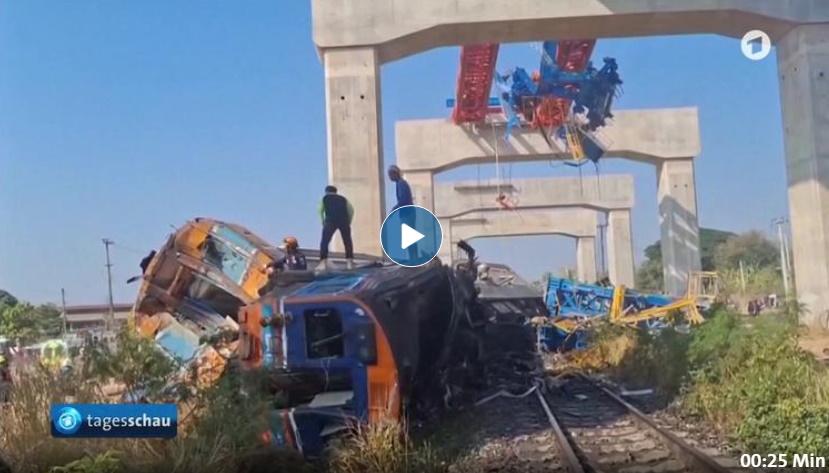 Bahnungl�ck in Tailand Tagesschau