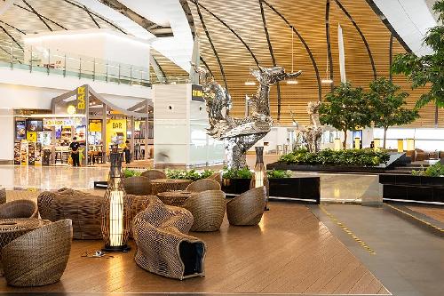 Suvarnabhumi Airport - Satellitenterminal SAT1 vor feierlicher Erffnung Thailand