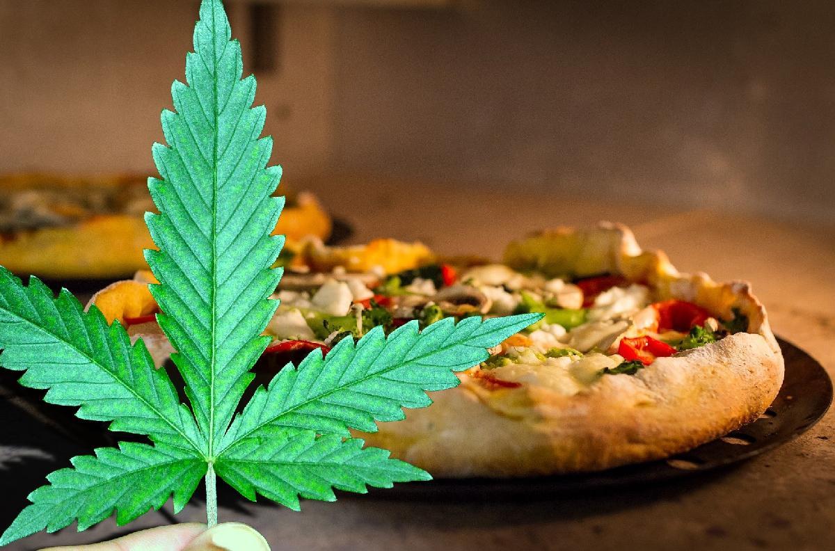 Cannabis-Pizza bei The Pizza Company