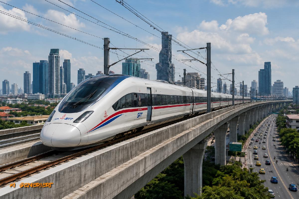 Thailand beschleunigt Mega-High-Speed-Bahnprojekt nach China - Von Bangkok bis Kunming: Die neue Bahnverbindung nimmt Gestalt an Symbolfoto 1