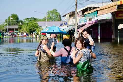 Bild Thailand kmpft weiter mit schwerem Hochwasser 